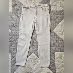 Michael Kors Izzy Skinny White Jeans